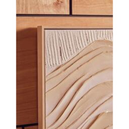 Fifty Five South Astratto Cream Textured Wall Art - thumbnail 3