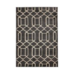Homemaker Newport Lattice Rug Grey - thumbnail 4