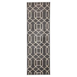 Homemaker Newport Lattice Rug Grey - thumbnail 3