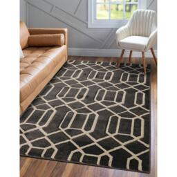 Homemaker Newport Lattice Rug Grey