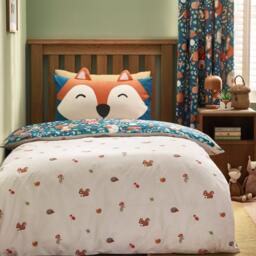 Catherine Lansfield Fox and Woodland Friends Duvet Cover Set - thumbnail 2