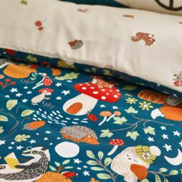 Catherine Lansfield Fox and Woodland Friends Duvet Cover Set - thumbnail 4