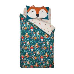 Catherine Lansfield Fox and Woodland Friends Duvet Cover Set - thumbnail 5
