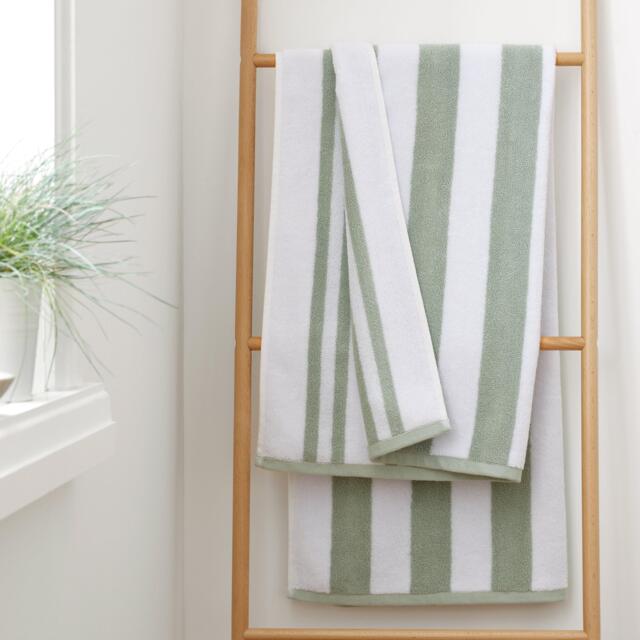 Bianca Reversible Stripe Cotton Towel - image 1
