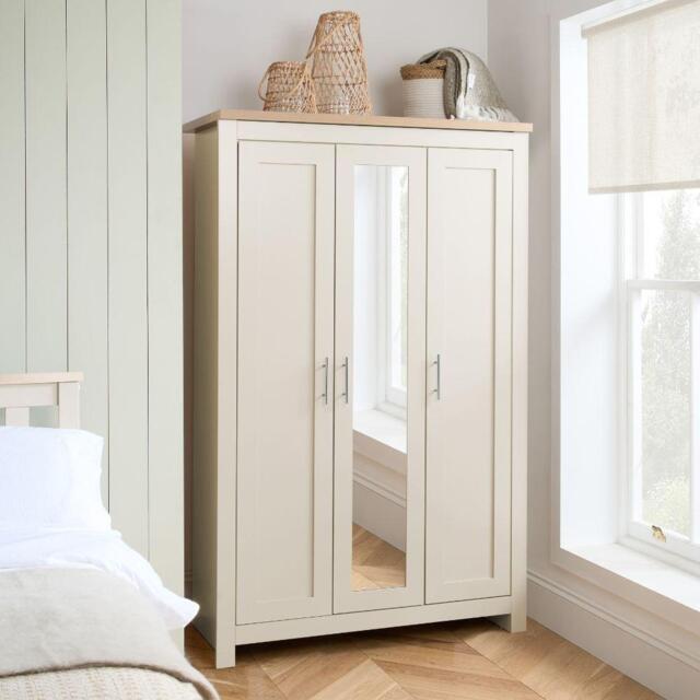 Birlea Highgate 3 Door Wardrobe With Mirror - image 1