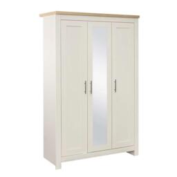 Birlea Highgate 3 Door Wardrobe With Mirror - thumbnail 4