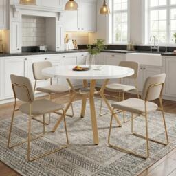 Urban Meuble Modern Round Dining Table - thumbnail 1