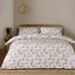 Catherine Lansfield Sloane Geo Reversible Duvet Cover Set - thumbnail 2