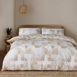 Catherine Lansfield Sloane Geo Reversible Duvet Cover Set - thumbnail 1