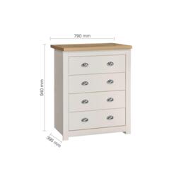 Birlea Highgate 4 Drawer Chest - thumbnail 9
