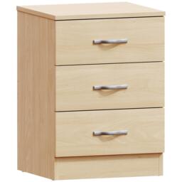 Lassic Vida Designs Riano 3 Drawer Bedside Chest - thumbnail 9