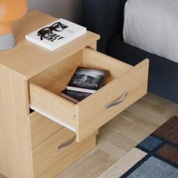 Lassic Vida Designs Riano 3 Drawer Bedside Chest - thumbnail 6