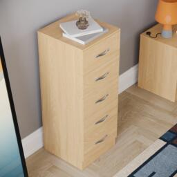 Lassic Vida Designs Riano 5 Drawer Narrow Chest - thumbnail 4