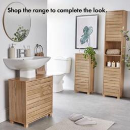 VonHaus VonHaus Under Sink Bathroom Cabinet Chester Range - thumbnail 4