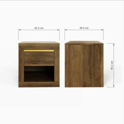 GFW Astley Lamp Table Knotty Oak - thumbnail 8