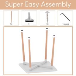 Lassic Vida Designs Batley 2 Seater Square Dining Table - thumbnail 7