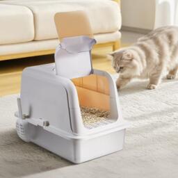 KIDKID PET Enclosed Cat Litter Box