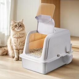 KIDKID PET Enclosed Cat Litter Box - thumbnail 2