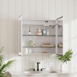 Kabinet UK LED Mirror Cabinet with Double-Sided Door - thumbnail 5