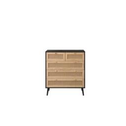 Birlea Croxley 5 Drawer Rattan Chest - thumbnail 6