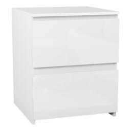 Lassic Glinton High Gloss 2 Drawer Bedside Table Chest - thumbnail 9