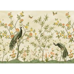 Laura Ashley Belvedere Garden Print in a Wood Frame - thumbnail 3