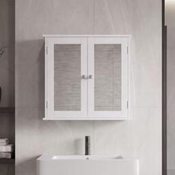 Lassic Bath Vida Priano 2 Door Mirrored Wall Cabinet - thumbnail 3