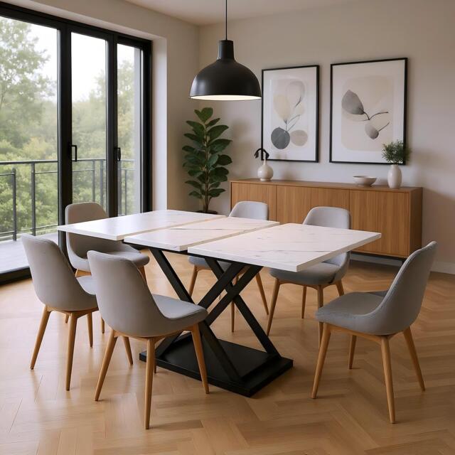 Urban Meuble Modern Wood Dining Table Stylish Design - image 1