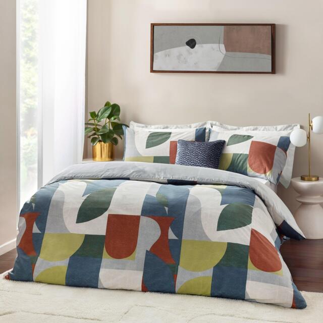 Hoem Siresa Geometric Duvet Set - image 1