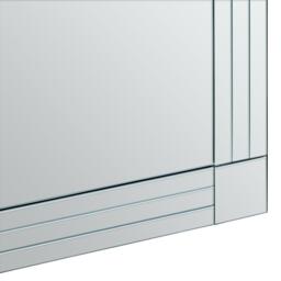 Interiors by Premier Sana Rectangular Wall Mirror with Linear Detail - thumbnail 2