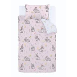 Catherine Lansfield Bunny Tails Ditsy Flowers Duvet Cover Set - thumbnail 6