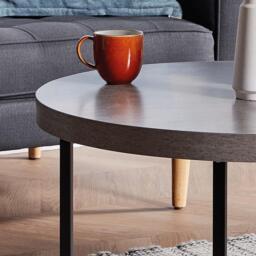 VonHaus VonHaus Concrete Look Coffee Table for Living Room - thumbnail 4