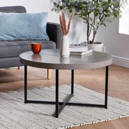 VonHaus VonHaus Concrete Look Coffee Table for Living Room - thumbnail 2