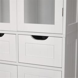Kabinet UK Modern Tall Glass Door Cabinet - thumbnail 5