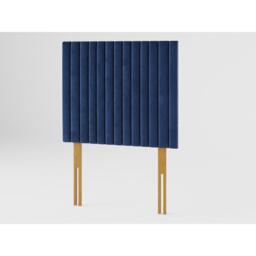 Aspire Grant 80 cm Headboard, Plush Velvet Fabric, Navy, - thumbnail 2