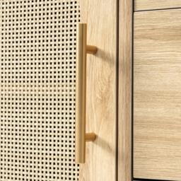 Urban Meuble Oak Console Table with Golden Accents - thumbnail 9