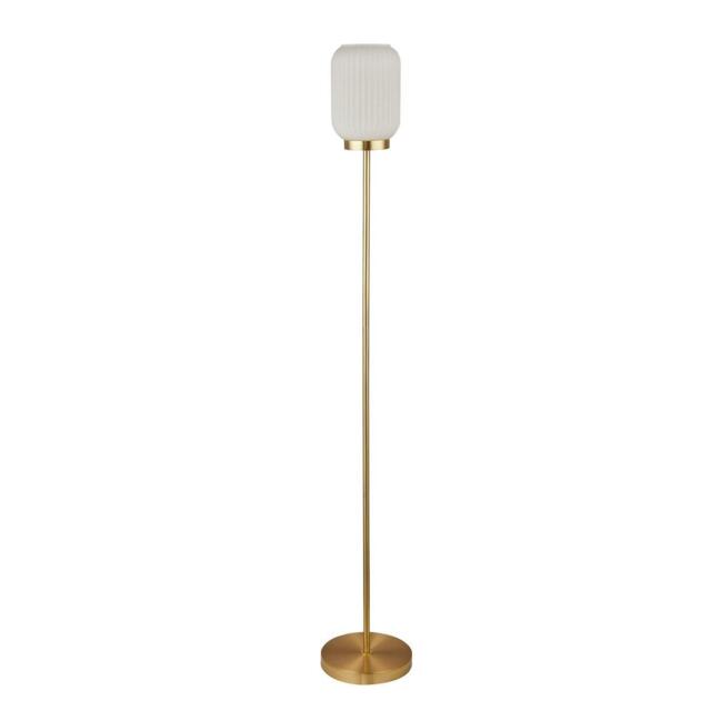 Lighting Collection Frosted Glass Floor Lamp - image 1