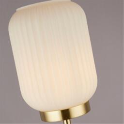 Lighting Collection Frosted Glass Floor Lamp - thumbnail 2