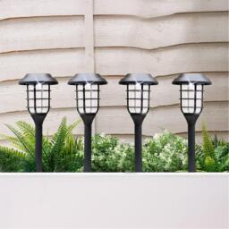 Streetwize Solar Stake Light Bright White Glow - 4-Pack - thumbnail 1