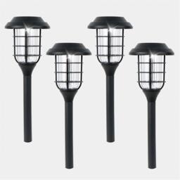 Streetwize Solar Stake Light Bright White Glow - 4-Pack - thumbnail 3