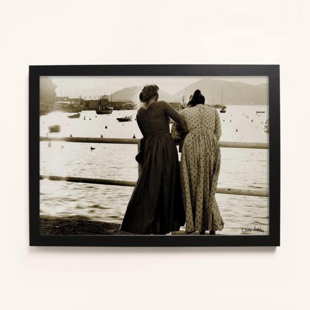 Laura Ashley Harbour Archive Fashion Photography Print in a Bla - image 1