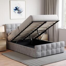 Lassic Vida Designs Valentina Double Ottoman Bed UKFR - thumbnail 3