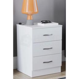 Lassic Vida Designs Riano 3 Drawer Bedside Chest