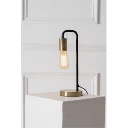 K Living Caitlin Industrial Filament Bulb Table Desk Lamp ( - thumbnail 1