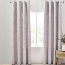 Catherine Lansfield Grasmere Floral Fully Reversible Eyelet Curtains - thumbnail 4