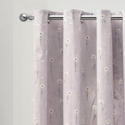 Catherine Lansfield Grasmere Floral Fully Reversible Eyelet Curtains - thumbnail 2