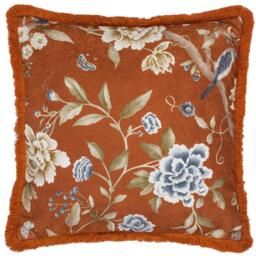 Sanderson Porcelain Garden Chenille Feather Filled Cushion