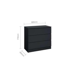 Birlea Oslo 3 Drawer Chest - thumbnail 7