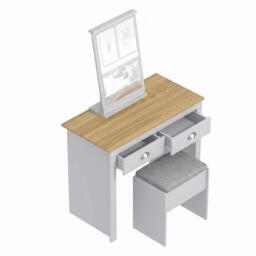 Jack Wills Lancaster 2 Drawer Dressing Table Set - thumbnail 5