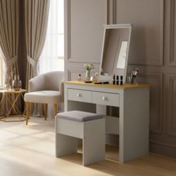 Jack Wills Lancaster 2 Drawer Dressing Table Set - thumbnail 2